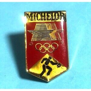 1984 Michelob USA Basketball Olympic sponsor pin -EUC
